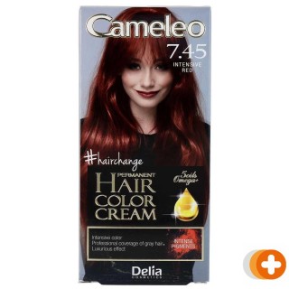 Cameleo crème permanente haarkleuring 7.45 intensief rood