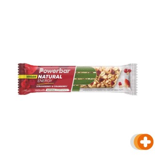 Powerbar natural energy cereal bar strawberry & cranberry