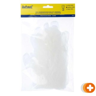Duoprotect handschoenen poedervrij vinyl m