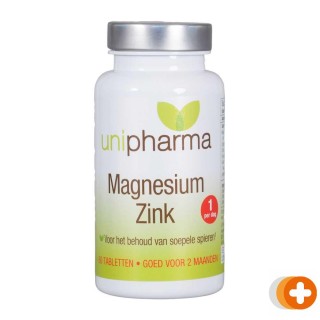 Unipharma magnesium & zink tabletten