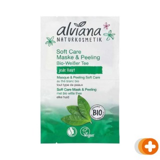 Alviana soft care mask & peeling witte thee