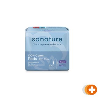 Sanature 100% katoen maandverband super