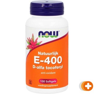 Now e-400 d-alpha tocopherol capsules