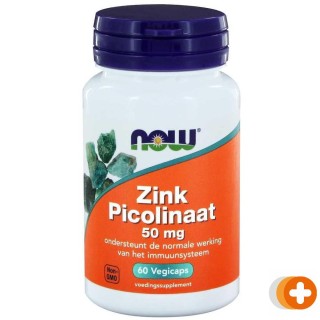 Now zink picolinaat 50mg capsules