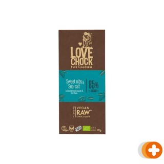 Lovechock sweet nibs & sea salt tablet
