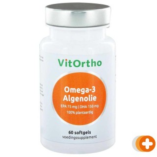 Vitortho omega 3 algenolie softgels