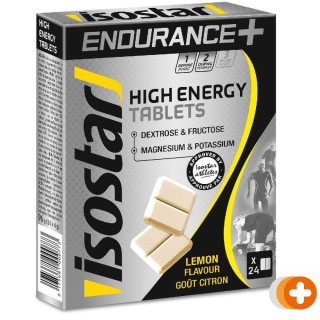 Isostar endurance+ energy tabletten lemon