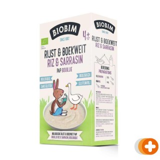 Biobim rijst & boekweit pap 4+