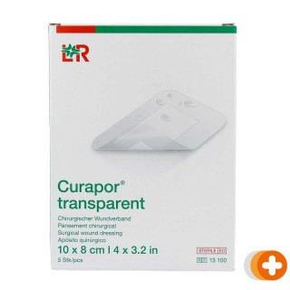 Lohmann & rauscher curapor transparant wondverband 10x8cm