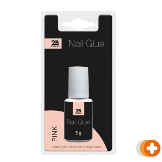 2b cosmetics nails nagellijm pink