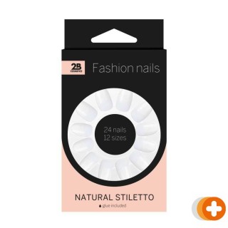 2b cosmetics fashion nails natural stiletto