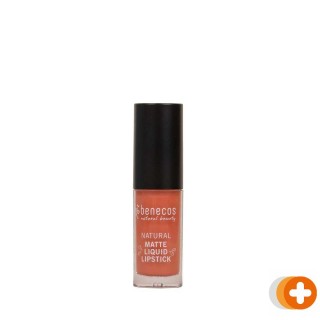 Benecos natural matte liquid lipstick coral kiss