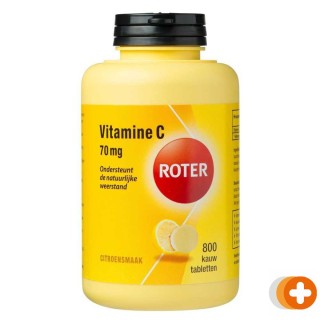 Roter vitamine c kauwttabletten