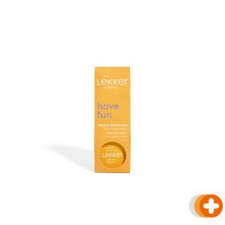 The lekker company natural deodorant have fun mandarin & lemon