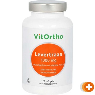 Vitortho levertraan 1000 mg softgels