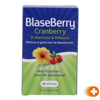 Blaseberry cranberry, d-mannose & hibiscus capsules