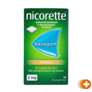 Nicorette kauwgom 2mg freshfruit