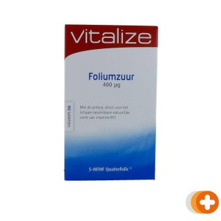 Vitalize foliumzuur 400mcg tabletten