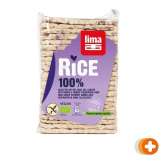 Lima dunne rijstwafels zonder zout