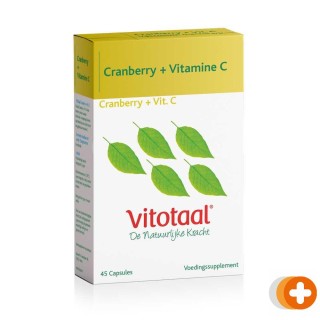 Vitotaal cranberry + vitamine c capsules