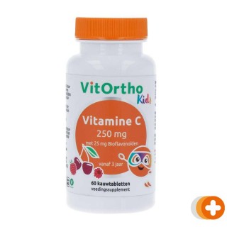 Vitortho kind vitamine c 250mg kauwtabletten