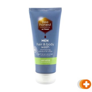 Bee honest men hair & body wash verveine