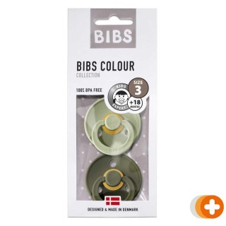 Bibs fopspeen size 3 sage/hunter green