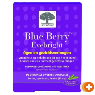 New nordic blue berry eyebright tabletten
