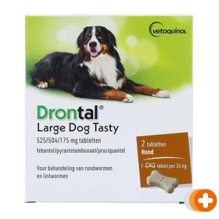 Drontal large dog tasty ontwormingsmiddel