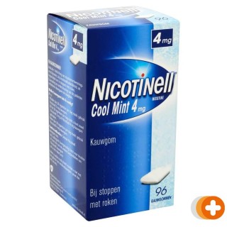 Nicotinell kauwgom cool mint 4mg