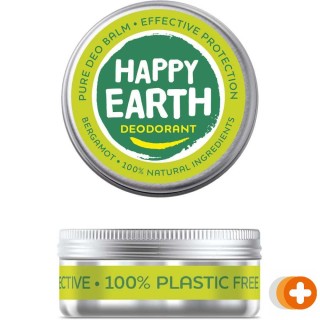 Happy earth pure deo balm bergamot