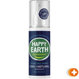 Happy earth pure deo spray men protect