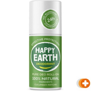 Happy earth pure deo roll-on cucumber matcha