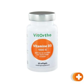 Vitortho vitamine d3 1000 ie softgels