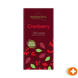 Bonvita premium dark chocolate cranberry
