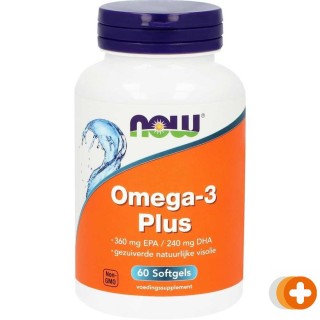 Now omega-3 plus softgels