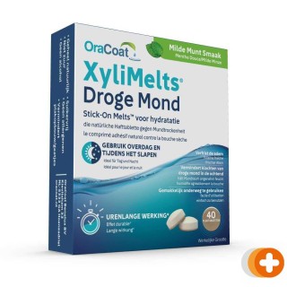 Oracoat xylimelts voor droge mond milde munt