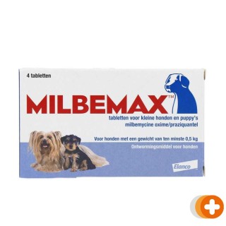 Milbemax ontwormingsmiddel voor kleine honden tabletten