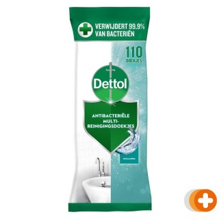 Dettol power & fresh multi-reinigingsdoekjes oceaanfris maxi