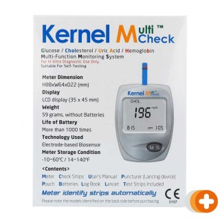 Testjezelf multicheck plus - glucose, cholesterol & hb meter in één