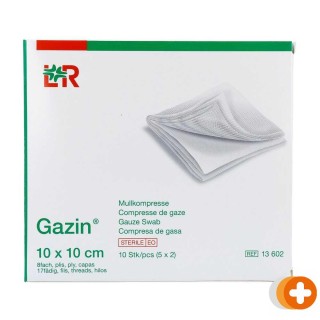 Lohmann & rauscher gazin gaaskompres 10x10cm