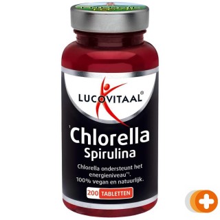 Lucovitaal chlorella & spirulina 1200/300 formule tabletten