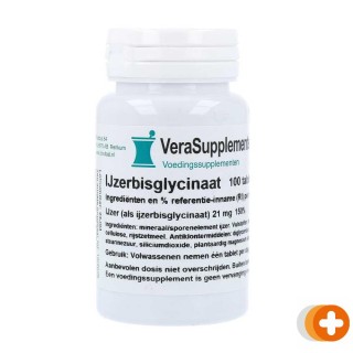 Verasupplements ijzerbisglycinaat tabletten