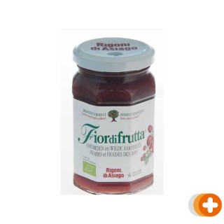 Fiordifrutta jam aardbeien en wilde aardbeien