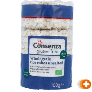 Consenza volkoren rijstwafels zonder zout