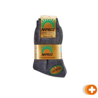 Naproz thermo sokken grijs maat 39-42