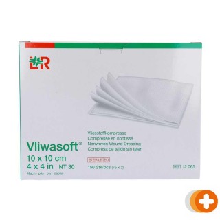 Lohmann & rauscher vliwasoft kompres 10x10cm