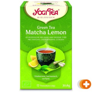 Yogi tea green tea matcha lemon
