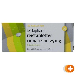 Leidapharm reistabletten cinnarizine 25mg tabletten