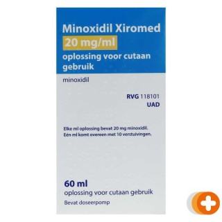Xiromed minoxidil 20mg/ml oplossing voor cutaan gebruik